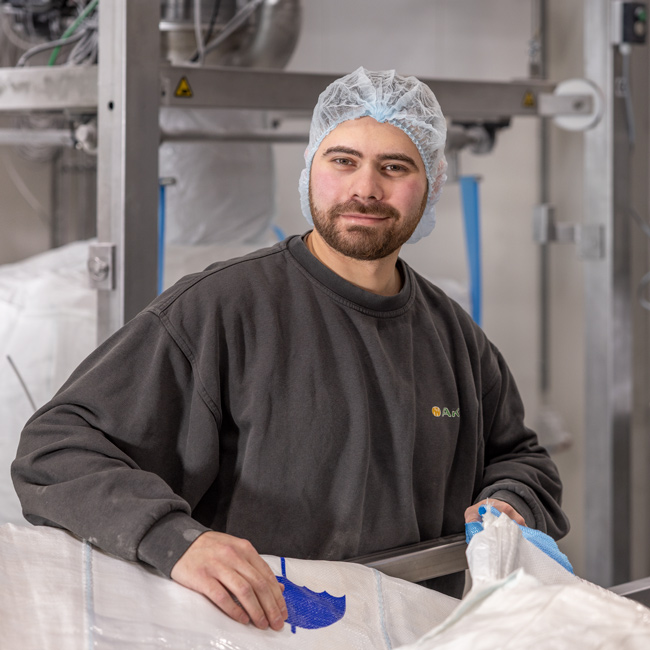 Gustav, procesoperatør hos AKD i Brande